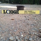 Large Vintage Lodge Cast Iron Cookware Advertising Store Display Sign 4   45  