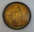 18th Century French Naughty Risque Papier Mache Snuff Box
