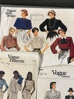 Vintage Vogue Sewing Patterns Lot Misses Jacket Dress Jumper Skirt