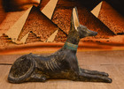 Rare Ancient Egyptian Pharaonic Antiques Anubis God Of Death Statue Egypt Bc