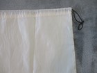 Coach Nylon Dust Cover Bag Large White Brown 23  Storage 23x19 Drawstring Satin
