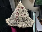 Vintage Folk Costume Lace Cap Or Hat European 