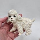 Vintage Lefton 1950s Porcelain White Poodle Puppies 
