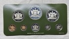 1977 Trinidad And Tobago 8-coin Silver Proof Set   Coa