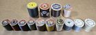 Vintage Wooden Thread Spools Sewing With Thread Mixed Sizes Nos Lot Of 40 