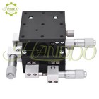 Xyz 3 Axis Linear Stage Trimming Platform Bearing Tuning Sliding Table 60  60mm