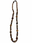 2 Vintage Wooden Beads Necklaces Jewelry