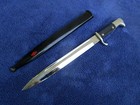 Original Ww2 German Long Dress Bayonet And Scabbard Double Stamped Maker E pack