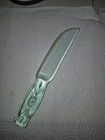 Vintage Green Uranium Glass Cake Knife
