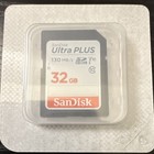 Sandisk Ultra Plus Sdhc Uhs-i 32gb Class 10 High Speed Memory Card