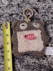 Fuggler Funny Ugly Plush Monster Keychain Keyring Scaresome Sq Bear Brown 4 