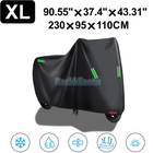 Motorcycle Cover Waterproof Heavy Duty For Winter Outside Storage Snow Rain Xl