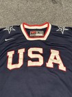 Nike Team Usa Iihf 2010 Hockey Jersey Men Large Stitch Olympics Vintage 
