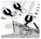 5 Pack Heavy Duty Retractable Badge Reel Id Card Holder With Clip And Key Ring C