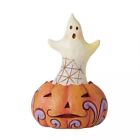 Jim Shore Mini Ghost In Pumpkin Figurine 6010676 Halloween Ghost And Pumpkin