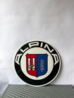 Vintage Alpina Logo German Tuning Heritage Heavy Metal Sign  19 7   50cm 