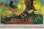 Morris Katz Jewish American  Acrylic On Board Painting  Spring Blooming  24 x12 