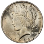 1922  1 Peace Dollar Pcgs Ms66