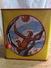 Vintage 1990s Curious George Jack In The Box Musical Tin - Schylling Vtg 90s