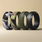 4 Pack Silicone Wedding Engagement Ring Men Women Rubber Band Gym Sports