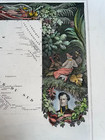 Oceania Australia 1850 Victor Levasseur Large Nice Antique Map 19th Century