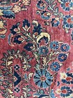 Antique Sarouk Rug 11   6    X 8   11    Deep Reds   Blues