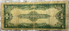 1923 One Silver Dollar Horse Blanket Silver Certificate Large Size Us Mint Note
