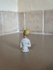Antique German 1 5  Porcelain Half Doll Pin Cushion