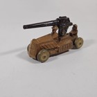Vintage 30s Barclay Manoil Metal Ww1 Wwi Cannon Artillery Soldier Car 