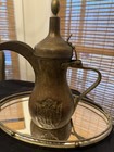 Vtg Brass Middle Eastern Dalla Coffee Pot