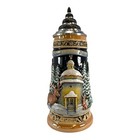 Silent Night Chapel Le German Stoneware Christmas Beer Stein  5 L Made Germany