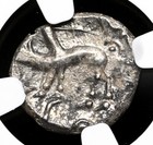 Celtic  Central Gaul  Sequani  1st Century Bc  Quinarius  Boar  Ngc Xf