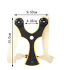 Outdoor Slingshot Catapult Set 2 Rubber Bands Steel Beads Hunting Shooting