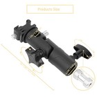 Camera Speedlite Mount Flash Stand Bracket Umbrella Mount Holder Shoe Mount C   