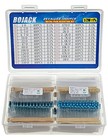Bojack 1000 Pcs 25 Values Resistor Kit 1 Ohm-1m Ohm With 1  1 2w Metal 1 2 W