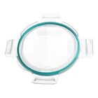 Snapware 7201r-pc 4-cup Total Solutions Lid With Teal Gasket - Made In Usa