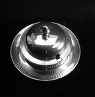 Vintage Chrome Finished Covered Pickle Olive Condiment Dish  3885 Free Shipping
