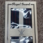 Vintage Royal Guard Better Braces Extra Length Striped Suspenders Silve Hardware
