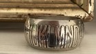 Alphabet Reed   Barton Sterling Silver 925 Napkin Ring  Vintage Modern Mcm