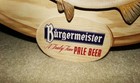 1940 s Burgermeister Pale Beer 3-d Rainbow Trout Sign California