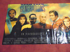 1995 Paramount Star Trek  Generations Vinyl Banner 74x35