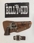Die Cast Metal Toy Cap Gun Holster Set Lot Of  4  Billy The Kid Cowgirl Lawman