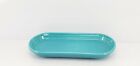 Bread Platter Utility Tray Turquoise Blue Fiesta Ware 12  New
