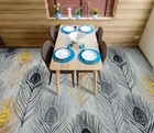 3d Yellow Feathers G700 Floor Wallpaper Murals Wall Print Decal Aj Honey 2023