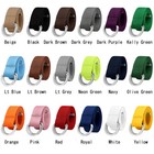 Falari Canvas Web Belt D Ring Buckle Casual Military Style Belt 1 1 2  Wide