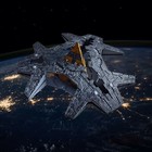 Stargate Sg-1 Goa   uld Ha   tak Mothership Scale Replica