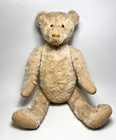 1927 Antique Steiff Teddy Bear Toy White Humpback Central Seam Button Eyes 20  