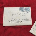Ww1 Wwi Imperial German Reich Cover Letter W Stamps 1912 Dulken