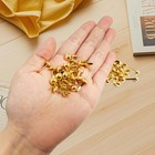 50 Pack Paper Brass Fasteners  3 4 Inch Gold Brads Round Head Fasteners For Pape