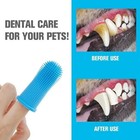 Soft Silicone Finger Toothbrush For Dogs   Cats Dental Care Breath Cleaning Tool